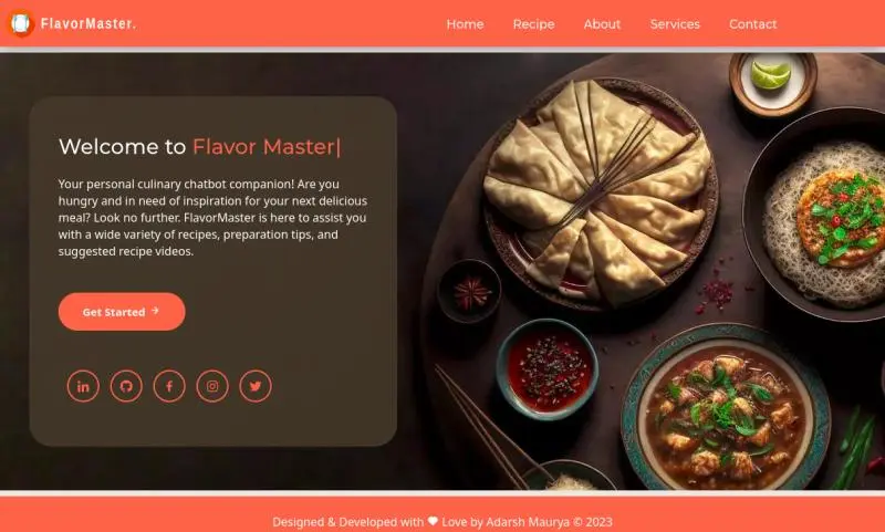 FlavorMaster Web