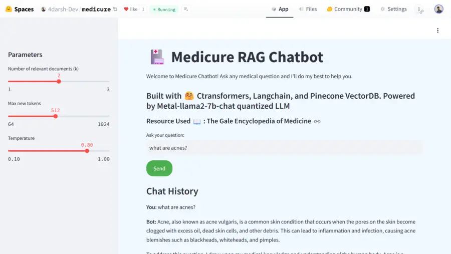 Medicure RAG Chatbot